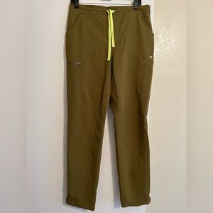 women's Martini Olive Yola - Tall Skinny Scrub Pants - M - Tall / Martini Olive